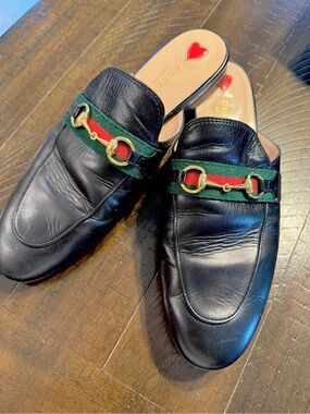Womens Gucci Princetown leather mules